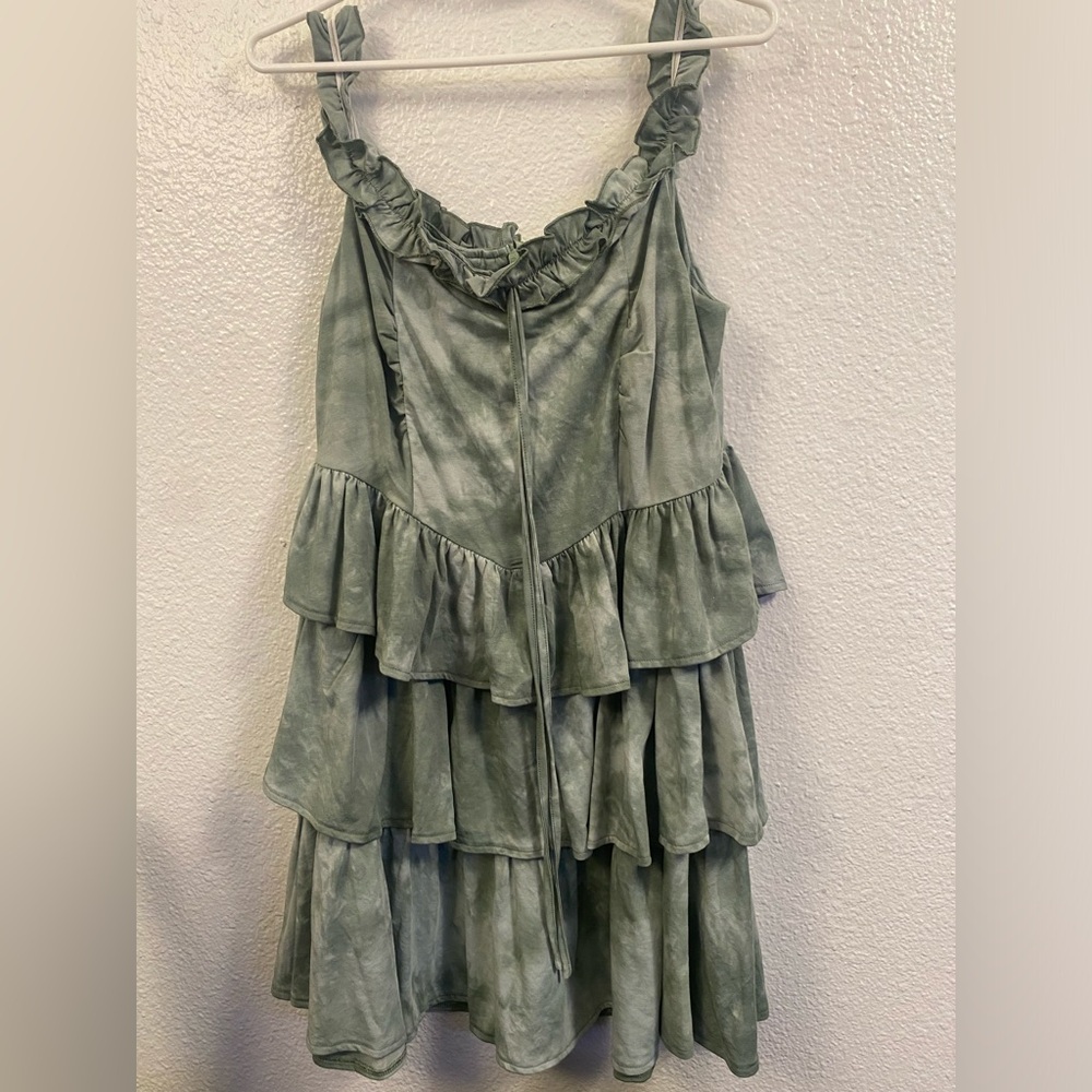 Cider 3 Tier Ruffle Dress - New with Tags